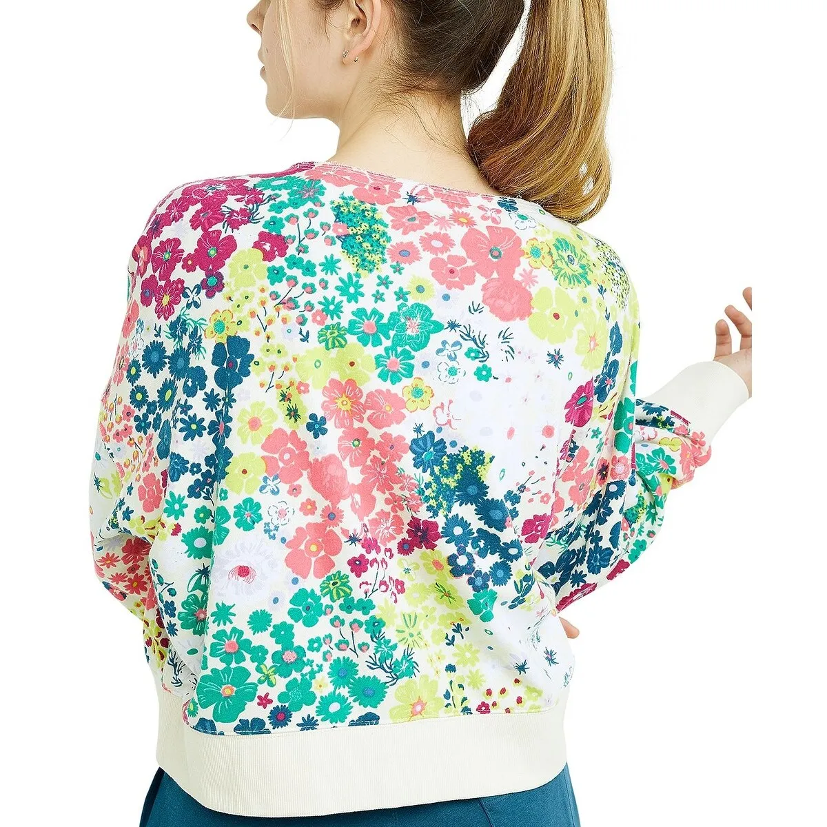 Champion Women's Campus Print Sweatshirt Brown Size Small sold by Zulily product image thumbnail 3