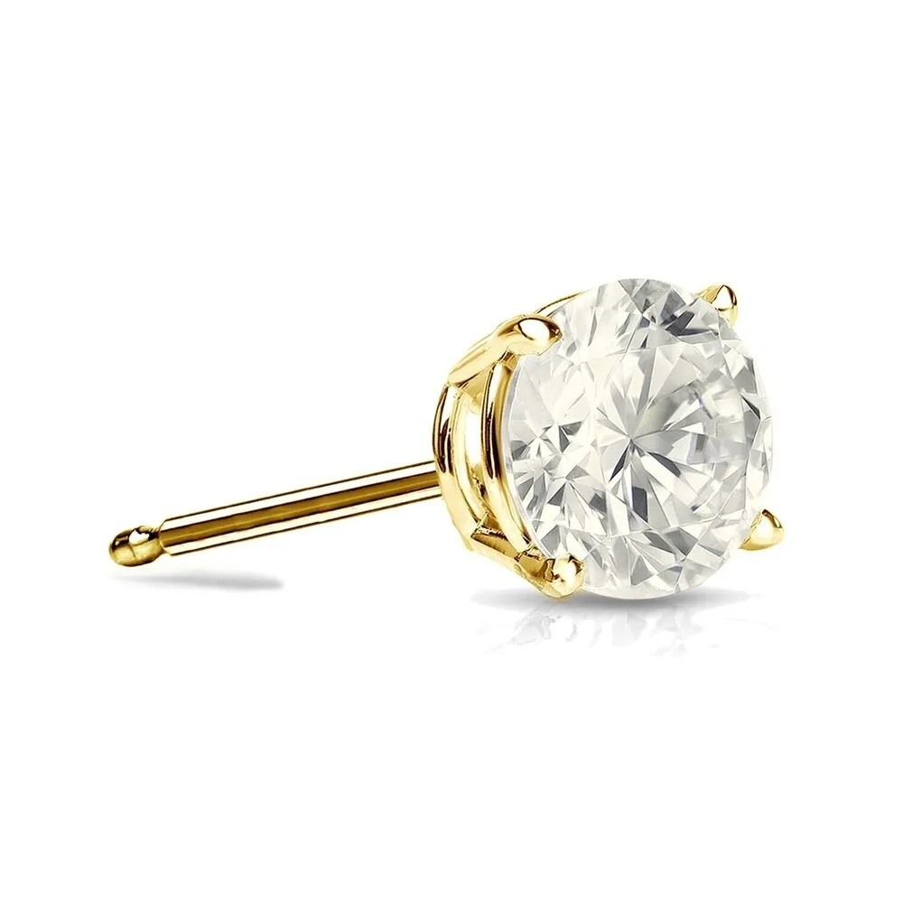 Auriya 1/3ctw Round Diamond SINGLE STUD (1) Earring 14k Gold sold by Zulily