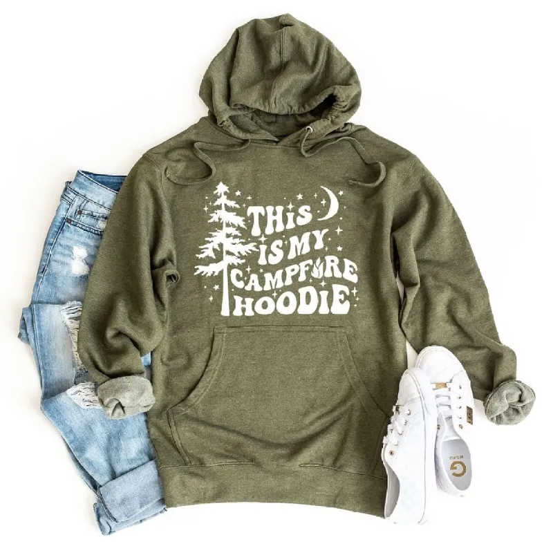 Campfire Hoodie Graphic Hoodie sold by Zulily