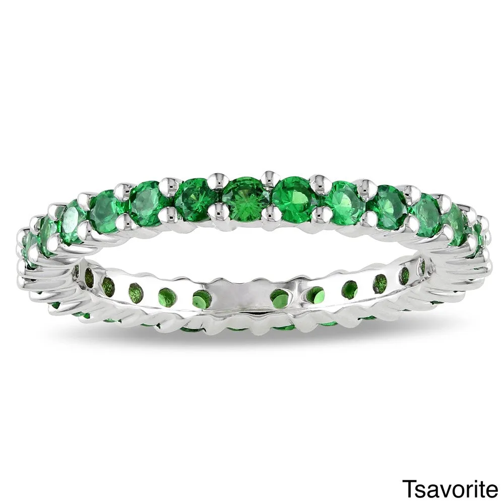 Miadora 14k Gold Gemstone Stackable Eternity Ring sold by Zulily product image thumbnail 4