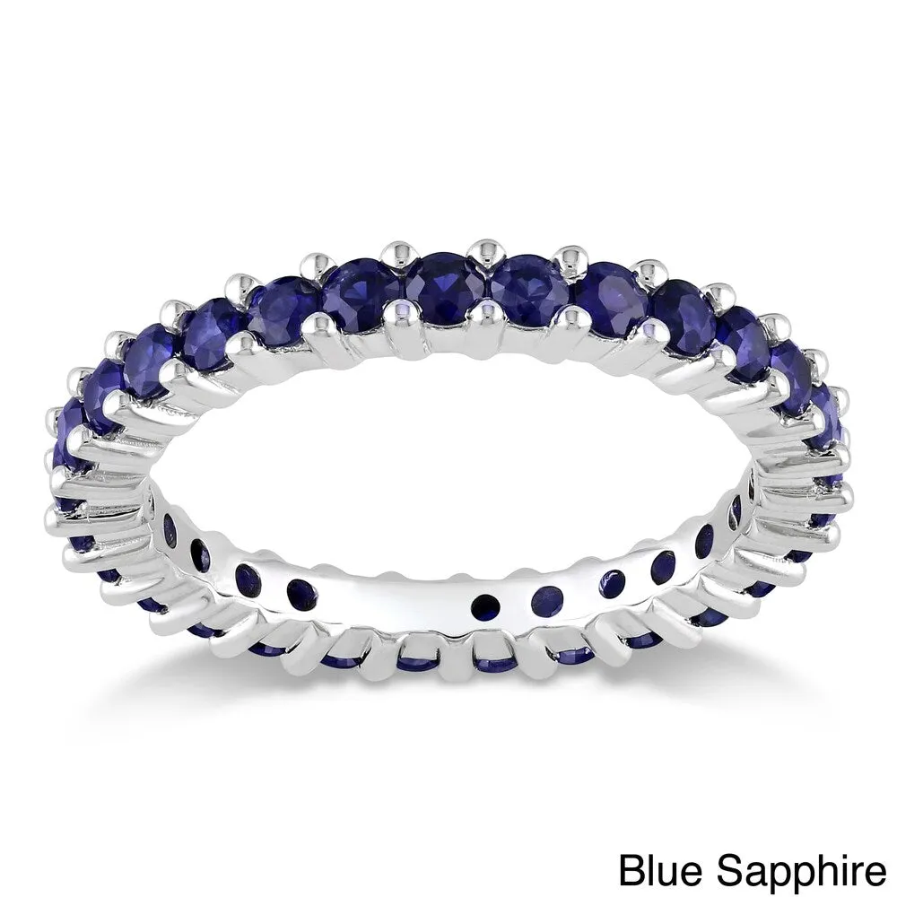 Miadora 14k Gold Gemstone Stackable Eternity Ring sold by Zulily product image thumbnail 2