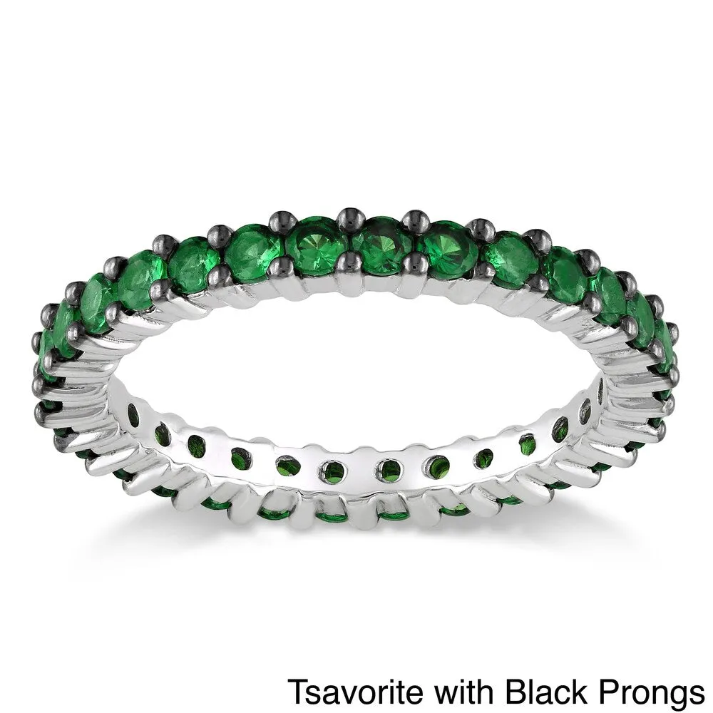 Miadora 14k Gold Gemstone Stackable Eternity Ring sold by Zulily product image thumbnail 5