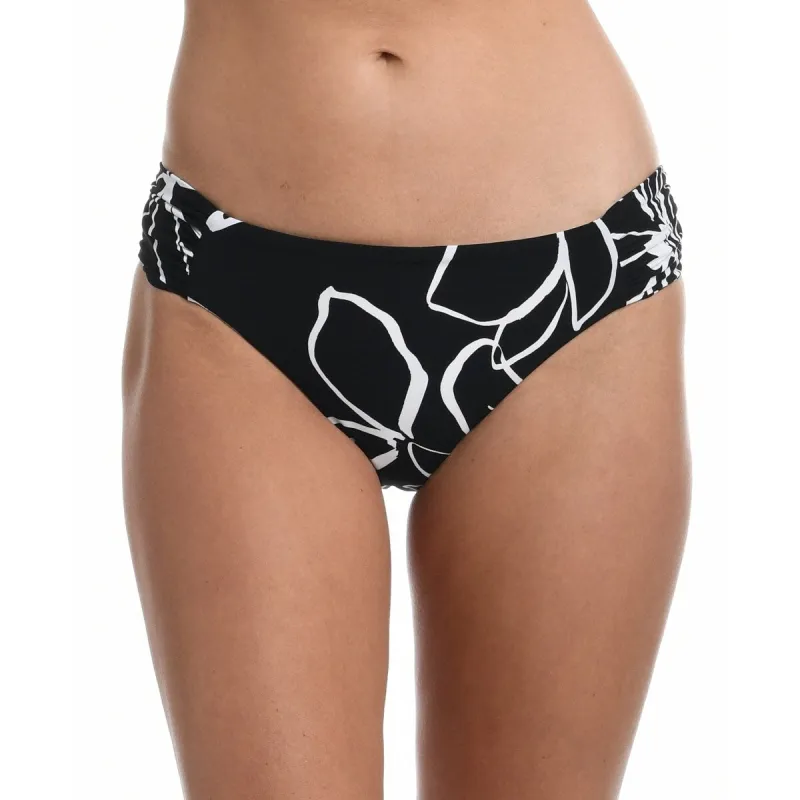 La Blanca Women's Moonlit Reversible Sash Tab Bikini Bottoms Black sold by Zulily
