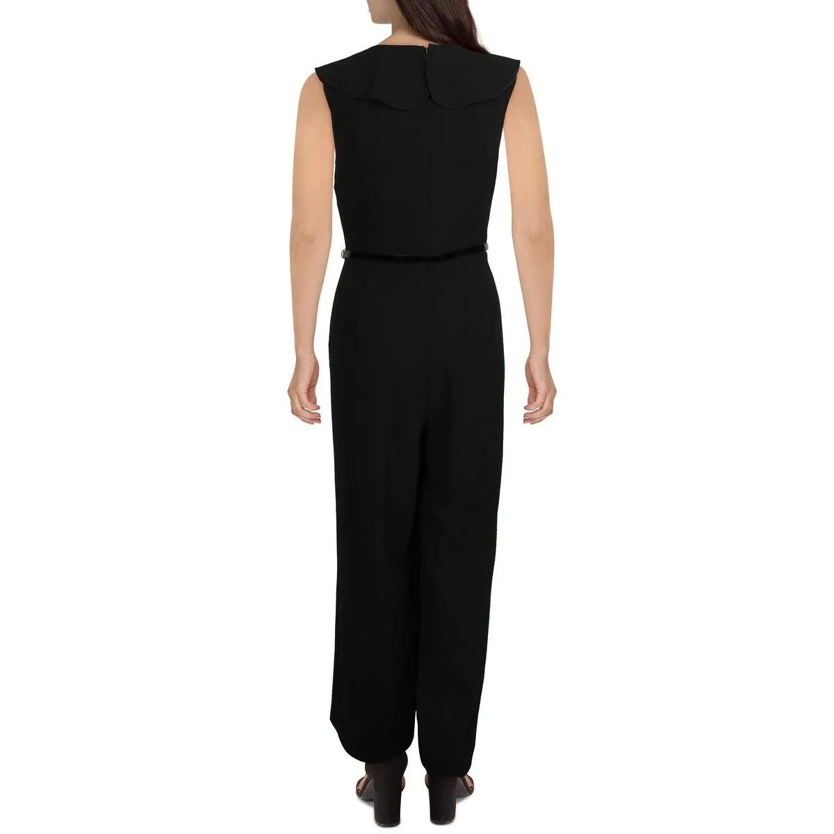 Tommy Hilfiger Women's Belted Wide-Leg Jumpsuit Black Size 4 sold by Zulily product image thumbnail 2