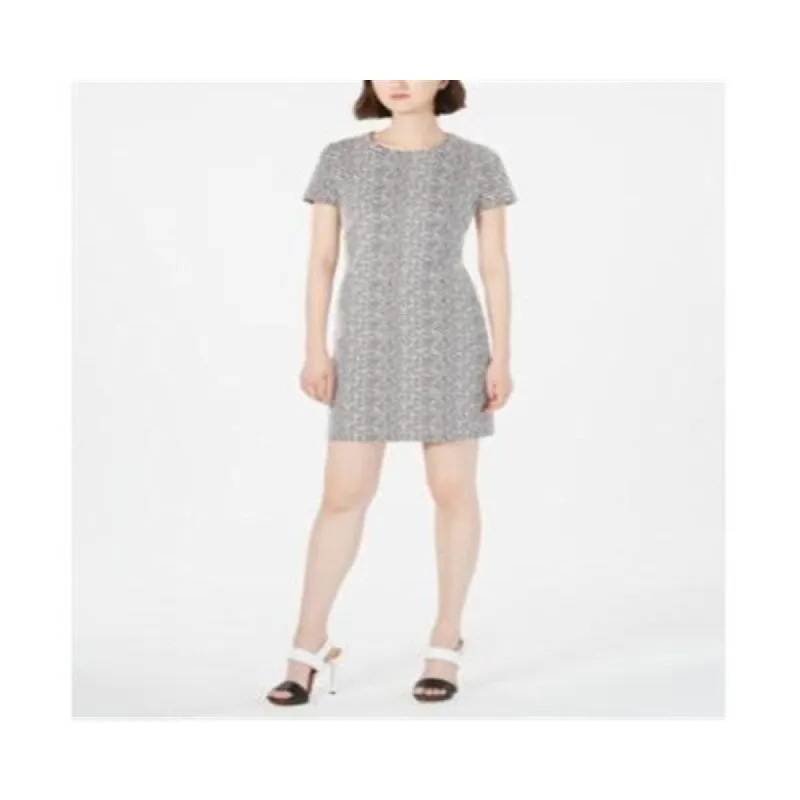 Calvin Klein Women's Jacquard Ponte Knit Sheath Dress White Size 2P sold by Zulily