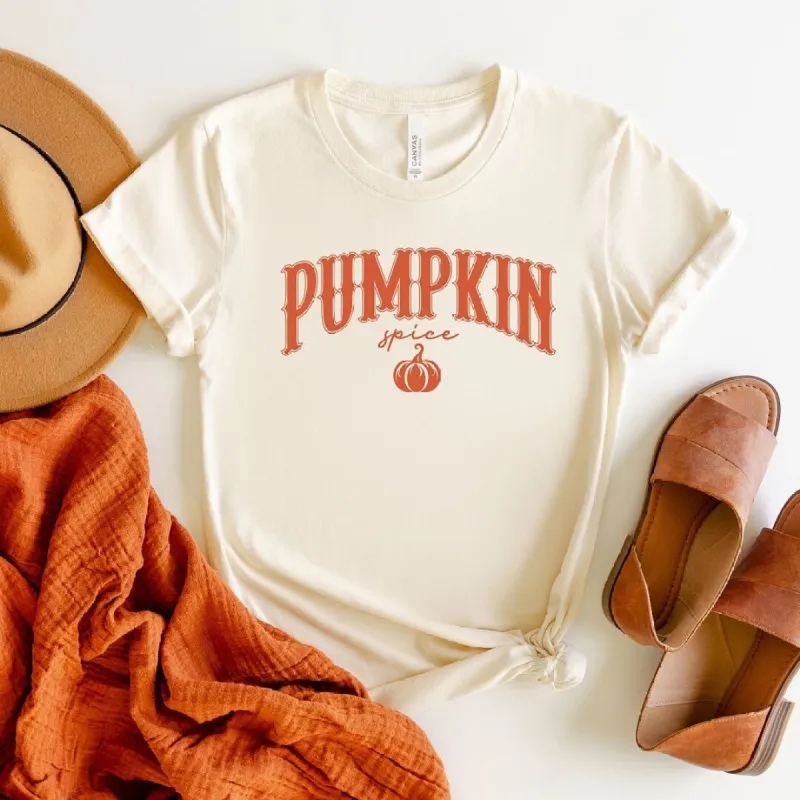 Pumpkin Spice Bold Short Sleeve Tee sold by Zulily