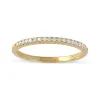 De Couer 10k Yellow Gold 1/4ct TDW Wedding Band sold by Zulily