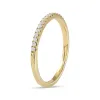 De Couer 10k Yellow Gold 1/4ct TDW Wedding Band sold by Zulily