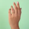 De Couer 10k Yellow Gold 1/4ct TDW Wedding Band sold by Zulily