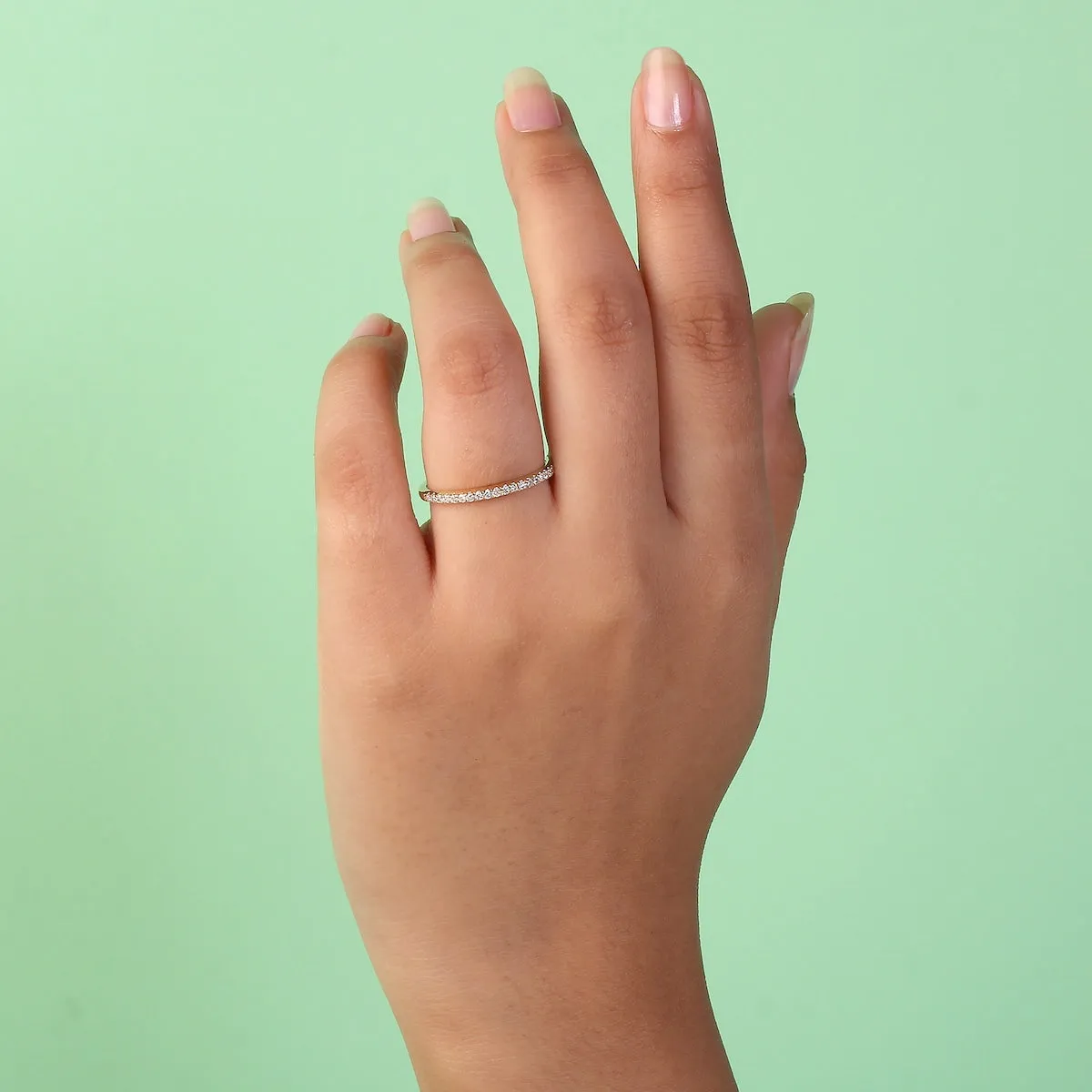 De Couer 10k Yellow Gold 1/4ct TDW Wedding Band sold by Zulily product image thumbnail 3