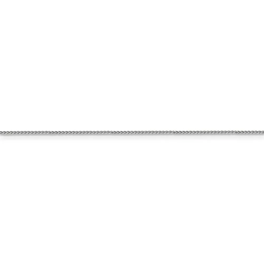 Curata 14k White Gold Solid 1mm Polished Wheat Spiga Chain Necklace Options 16 18 20 22 24 30 sold by Zulily product image thumbnail 4