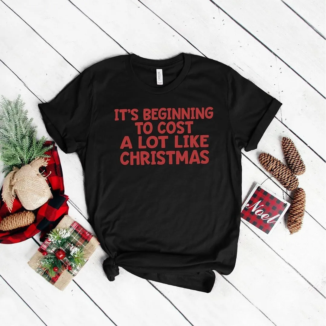 Cost Like Christmas Short Sleeve Tee sold by Zulily