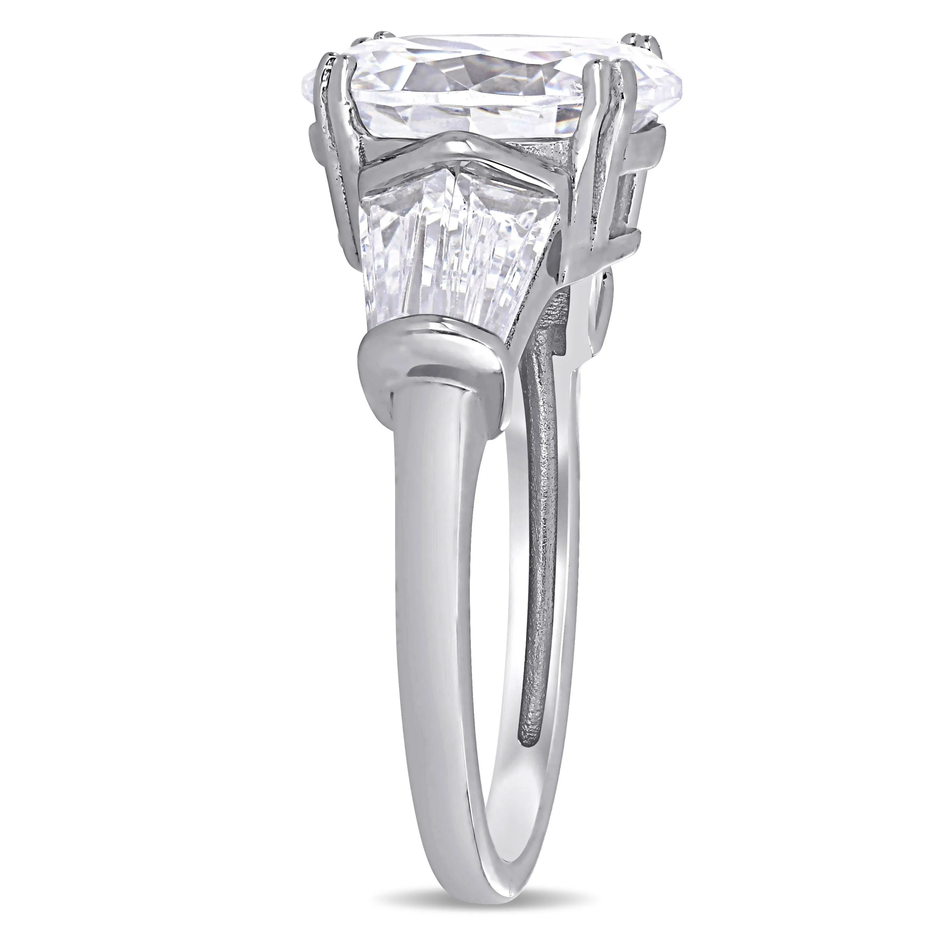 Miadora 6 1/2 CT TGW Multi-Cut Cubic Zirconia Ring in Sterling Silver sold by Zulily product image thumbnail 2