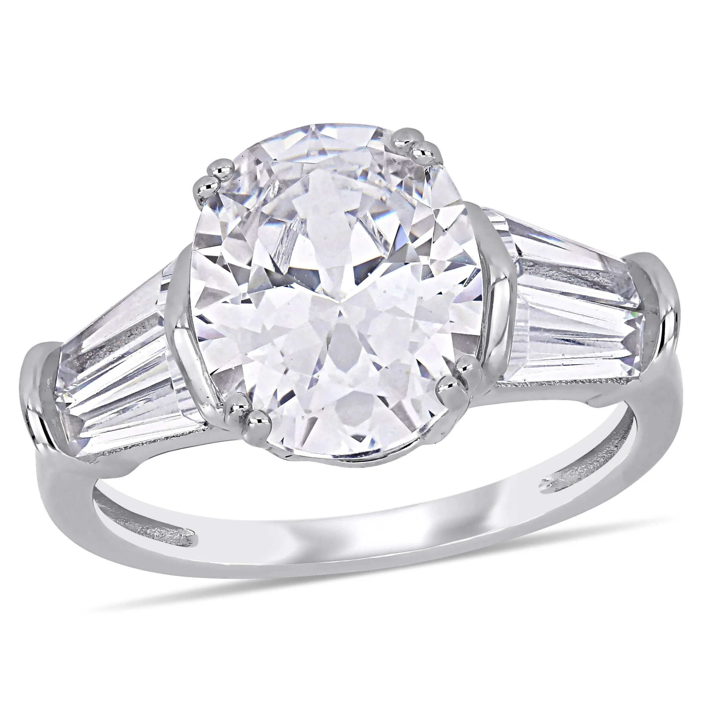 Miadora 6 1/2 CT TGW Multi-Cut Cubic Zirconia Ring in Sterling Silver sold by Zulily