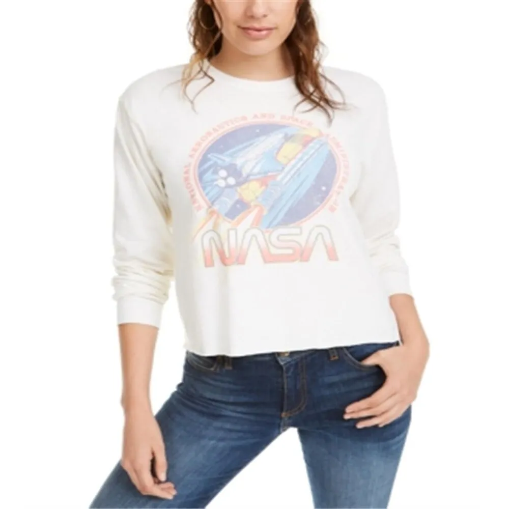 True Vintage Women's Graphic Crew Neck T-Shirt White Size Large sold by Zulily