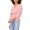 Vince Camuto Women's Gauze Chiffon Blouse Pink Size Medium sold by Zulily