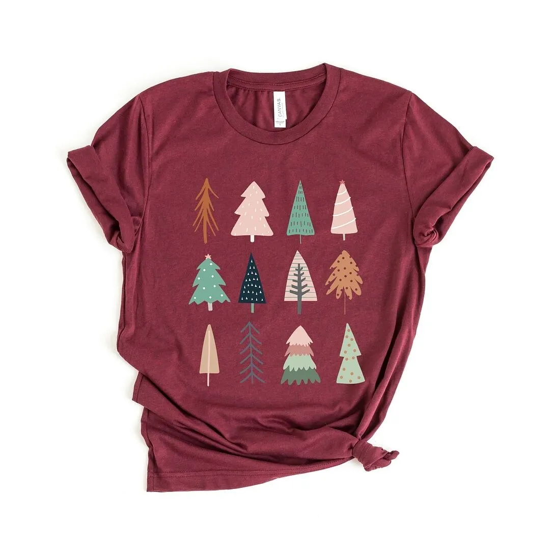 Christmas Tree Chart Short Sleeve Tee sold by Zulily product image thumbnail 2