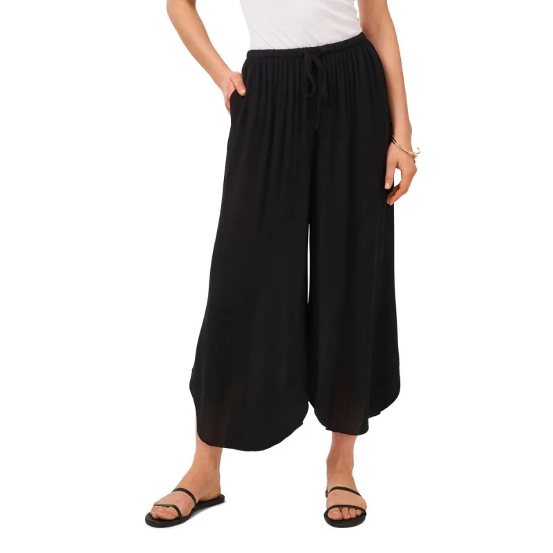 1.STATE Women's Drawstring Wide Leg Pants Black Size Small sold by Zulily