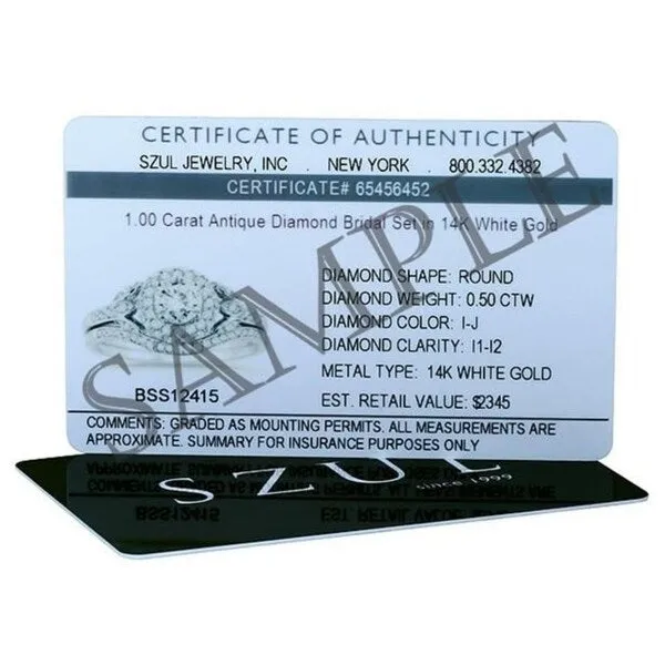 1/4 Carat TW Diamond Wedding Band in 14K White Gold sold by Zulily product image thumbnail 2