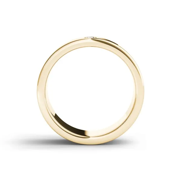 De Couer 14k Yellow Gold 1/2ct TDW Diamond Men's Classic Wedding Band sold by Zulily product image thumbnail 3
