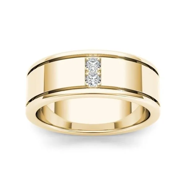 De Couer 14k Yellow Gold 1/2ct TDW Diamond Men's Classic Wedding Band sold by Zulily