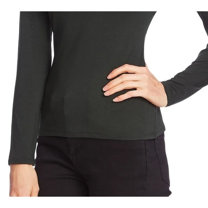 Vince Camuto Women's Cold-Shoulder Asymmetrical Top Black Size Small sold by Zulily product image thumbnail 3