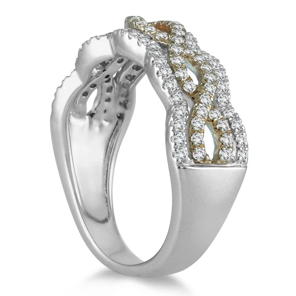 5/8 Carat TW Diamond Two Toned Ring in 10K Gold sold by Zulily product image thumbnail 2