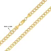 14K Yellow Gold 4.4mm Oval Curb Chain with Lobster Clasp - 20 Inch sold by Zulily