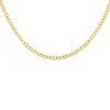 14K Yellow Gold 4.4mm Oval Curb Chain with Lobster Clasp - 20 Inch sold by Zulily