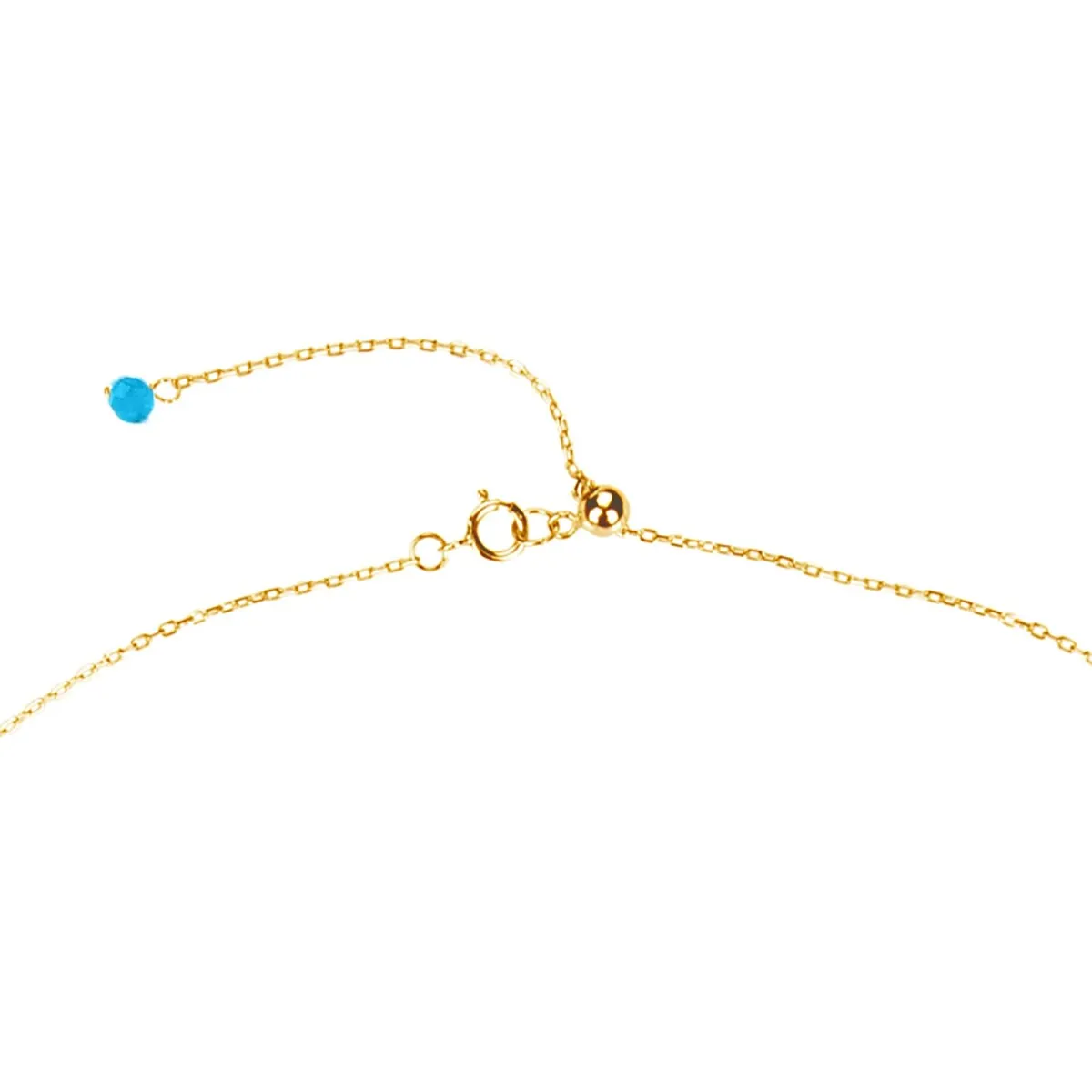 Freshwater Pearl and Turquoise Adjustable Pendant Necklace sold by Zulily product image thumbnail 2