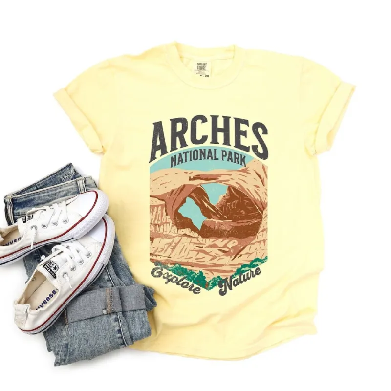 Arches National Park Explore More Garment Dyed Tee sold by Zulily