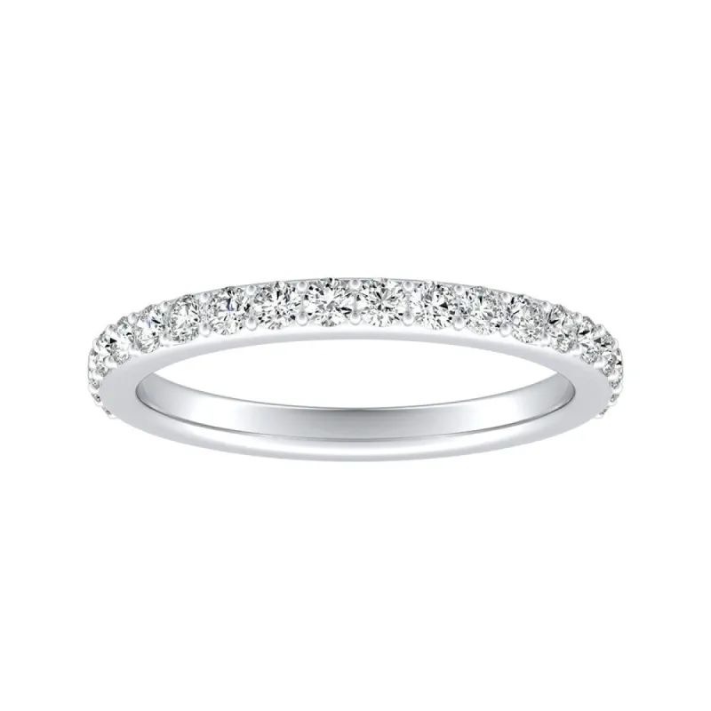 Auriya 3/8ctw Stackable Round Diamond Wedding Band Platinum sold by Zulily