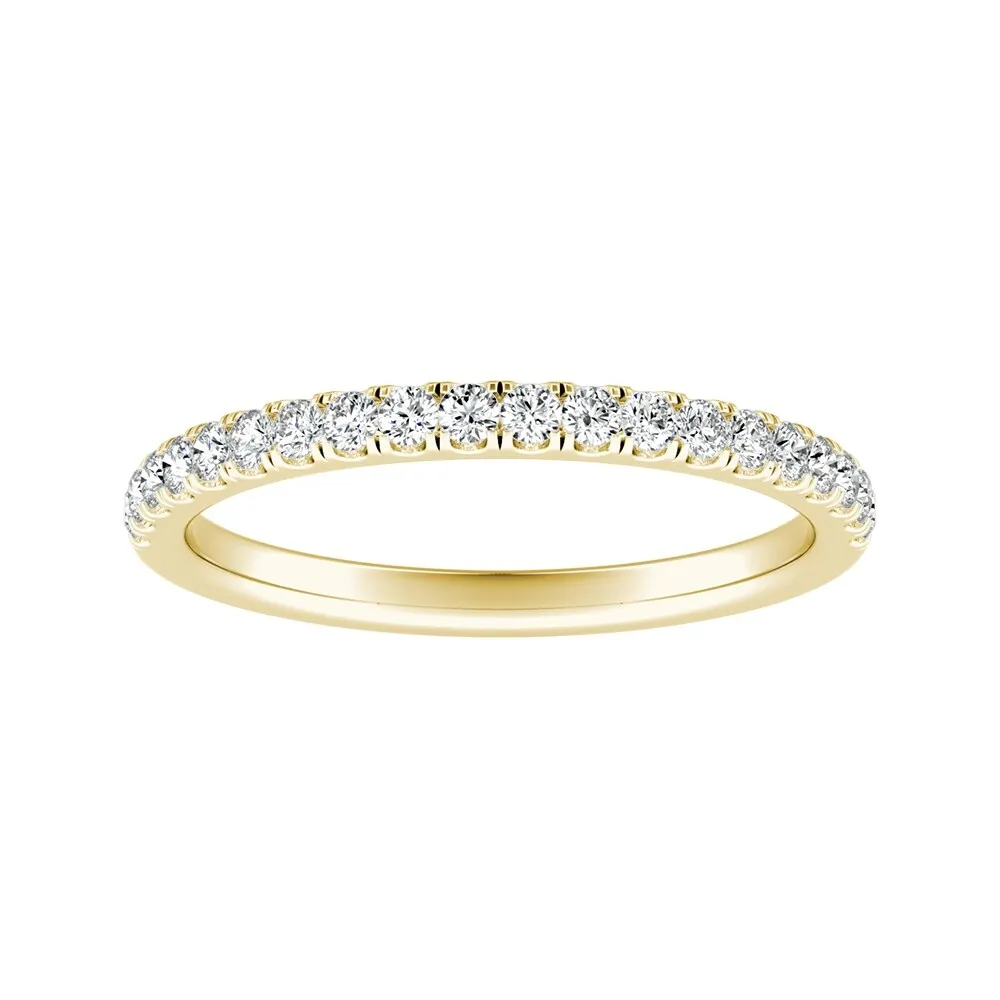 Auriya 1/3ctw Classic Round Diamond Wedding Band 14k Gold sold by Zulily product image thumbnail 2