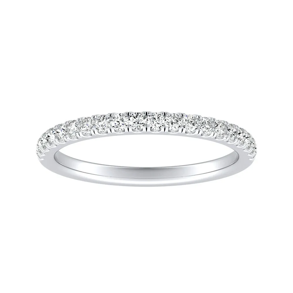 Auriya 1/3ctw Classic Round Diamond Wedding Band 14k Gold sold by Zulily