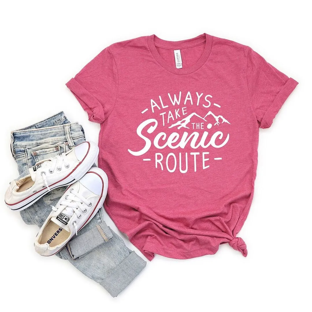 Take The Scenic Route Short Sleeve Tee sold by Zulily