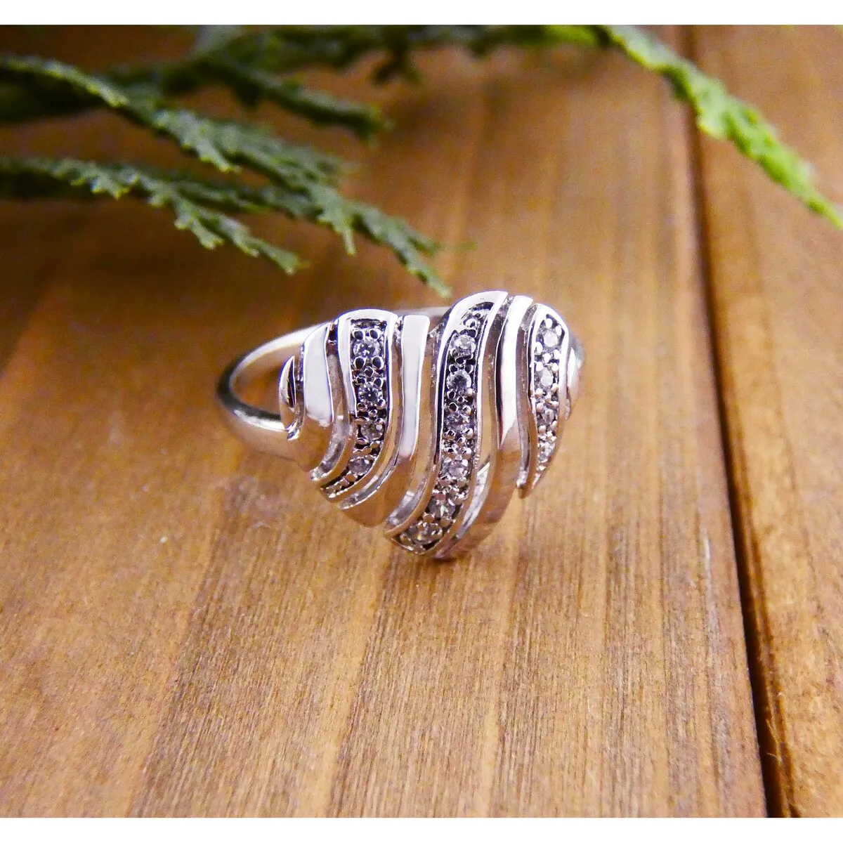 Vera & Co. Sterling Silver Heart Shape CZ Be My True Love Ring sold by Zulily product image thumbnail 2