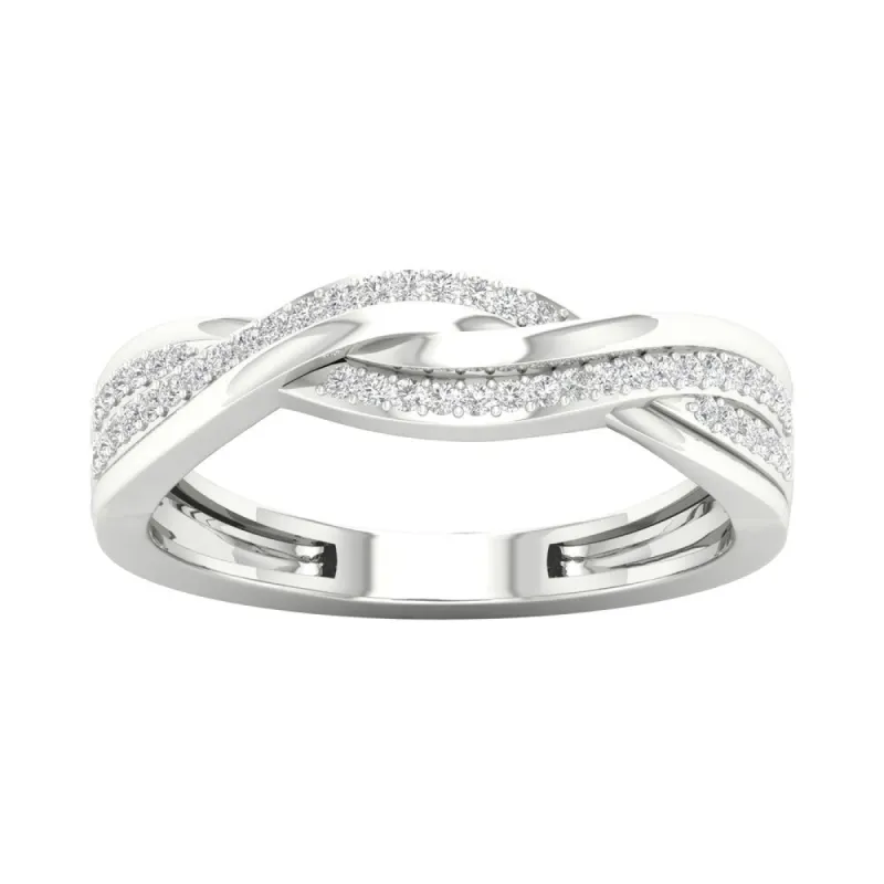 De Couer 10k Gold 1/6ct TDW Diamond Promise Ring sold by Zulily