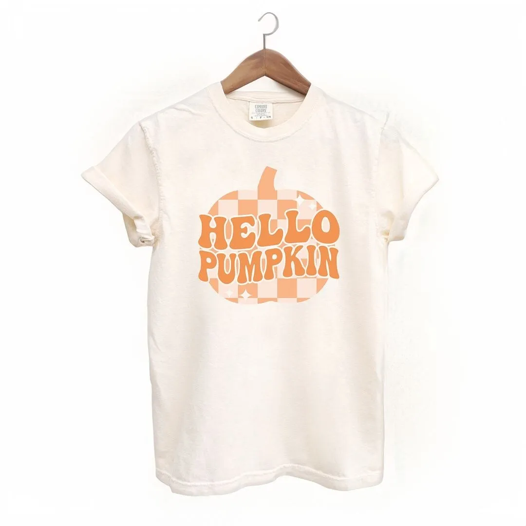 Hello Pumpkin Sparkles Garment Dyed Tee sold by Zulily product image thumbnail 2