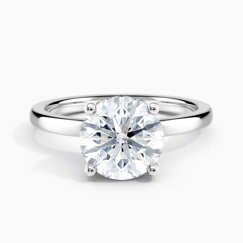 Auriya 14k Gold 0.90ctw Round Hidden-Halo Lab Grown Diamond Engagement Ring sold by Zulily