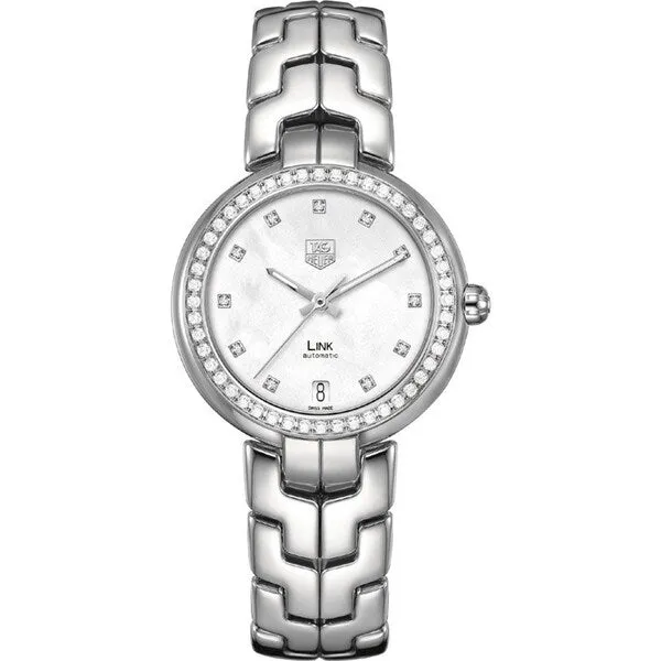 Tag Heuer Women's Link Diamond Automatic Stainless Steel Watch sold by Zulily