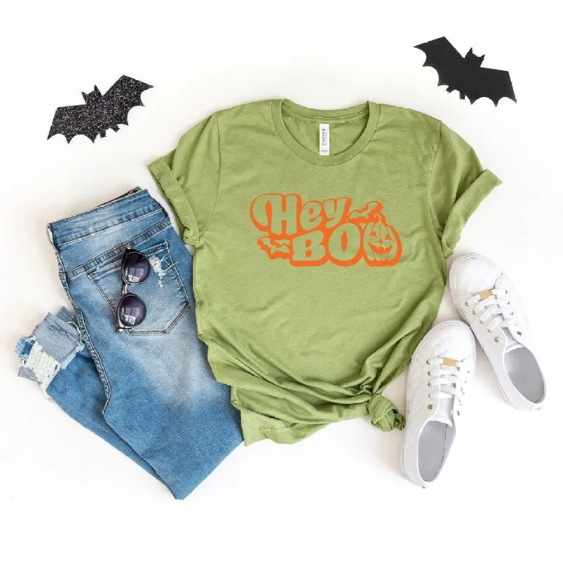 Hey Boo Short Sleeve Tee sold by Zulily
