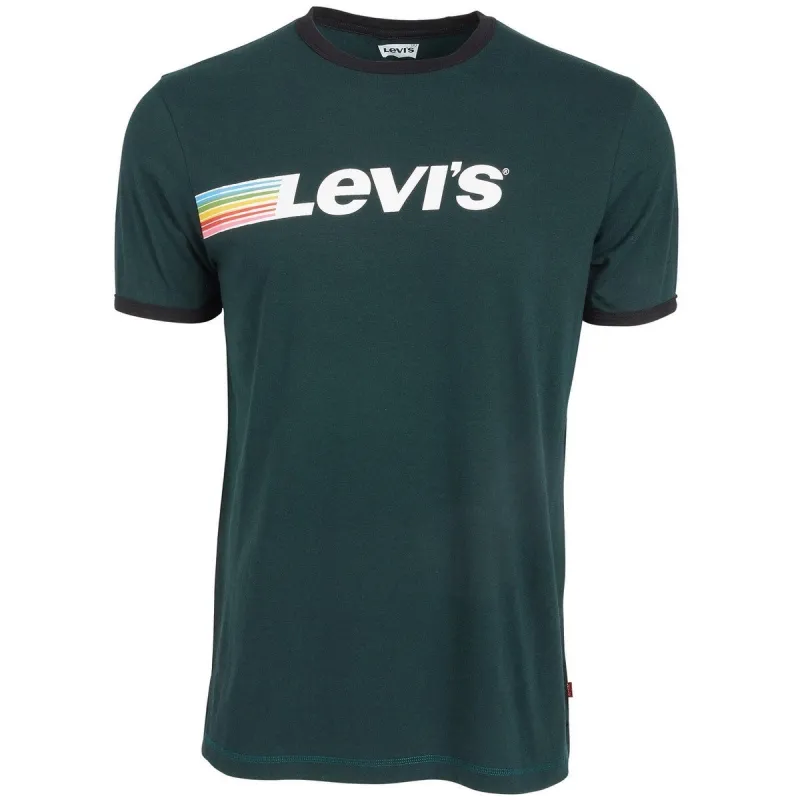 Levi's Men's Teesdale Logo T-Shirt Green Size Extra Large sold by Zulily