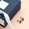 14k Yellow Gold Blue Sapphire Stud Earrings 2.3ct Heart Shape sold by Zulily