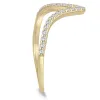 Marquee Jewels 1/8 Carat Diamond V Ring in 14K Yellow Gold sold by Zulily
