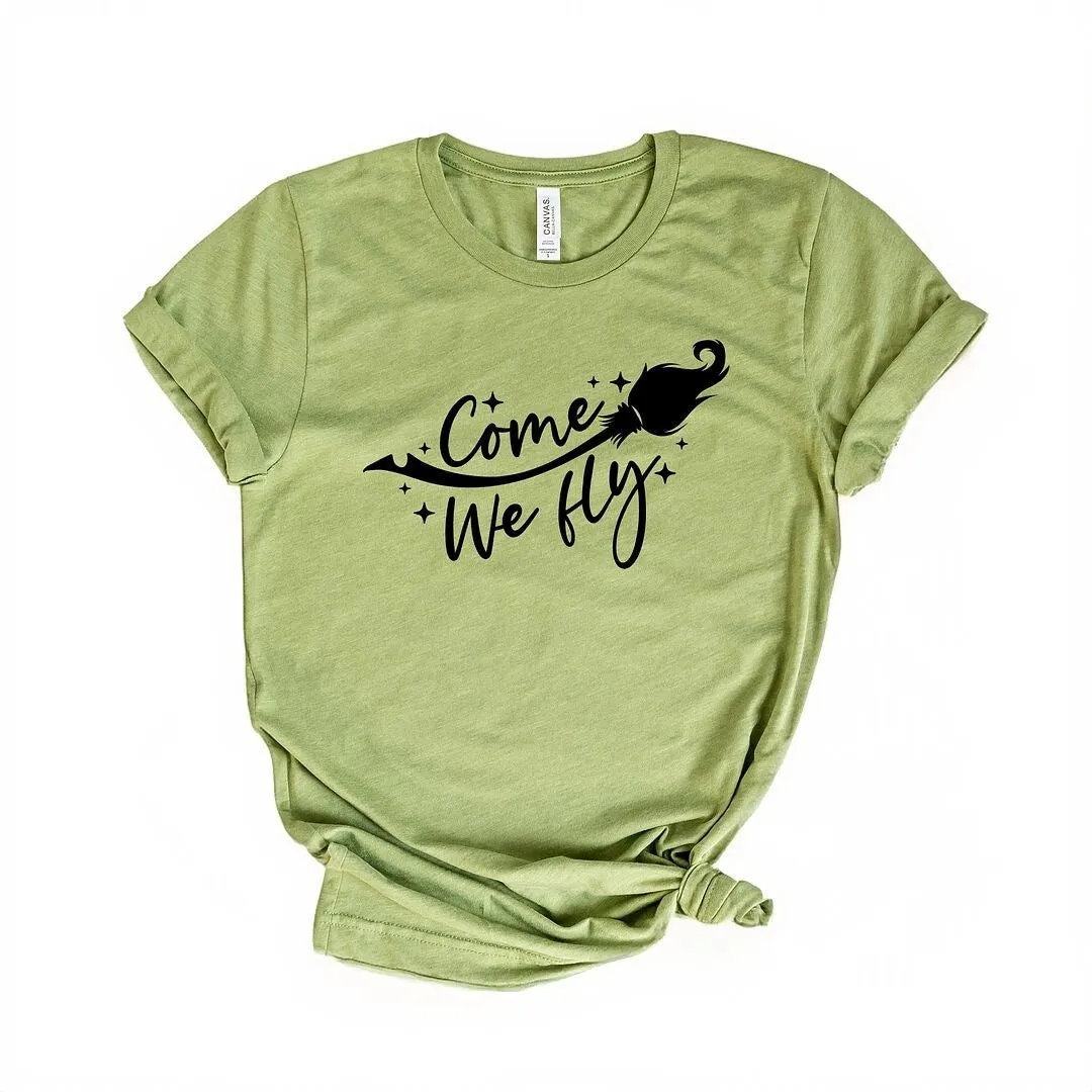 We Come Fly Broom Short Sleeve Tee sold by Zulily product image thumbnail 2