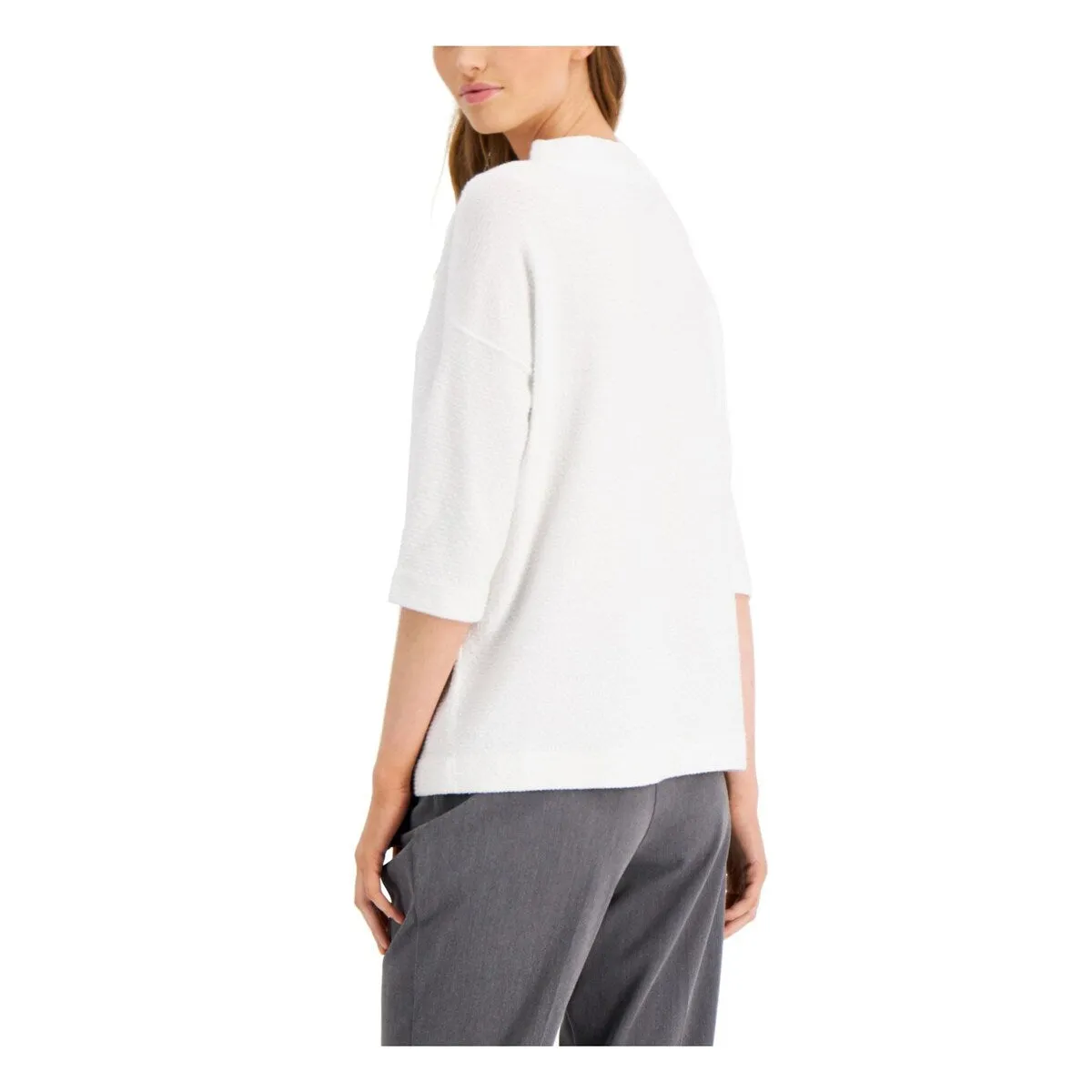 Alfani Women's Glitter Top White Size X-Large sold by Zulily product image thumbnail 2