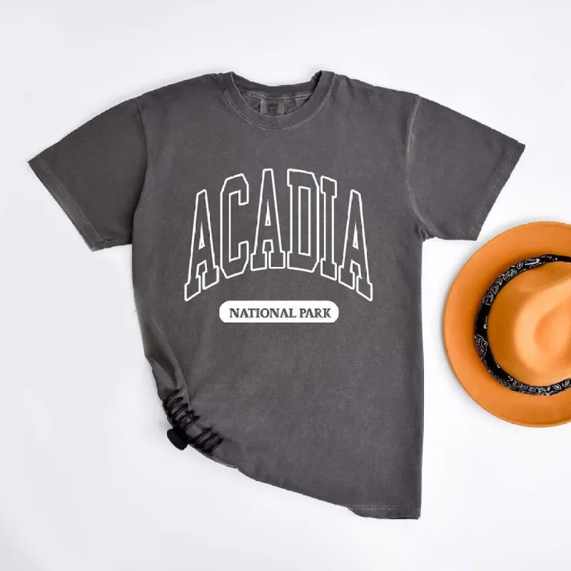 Acadia National Park Varsity Garment Dyed Tee sold by Zulily