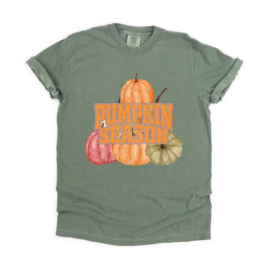 Pumpkin Season Distressed Garment Dyed Tee sold by Zulily product image thumbnail 2