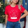 Christmas Snow Globe Short Sleeve Tee sold by Zulily
