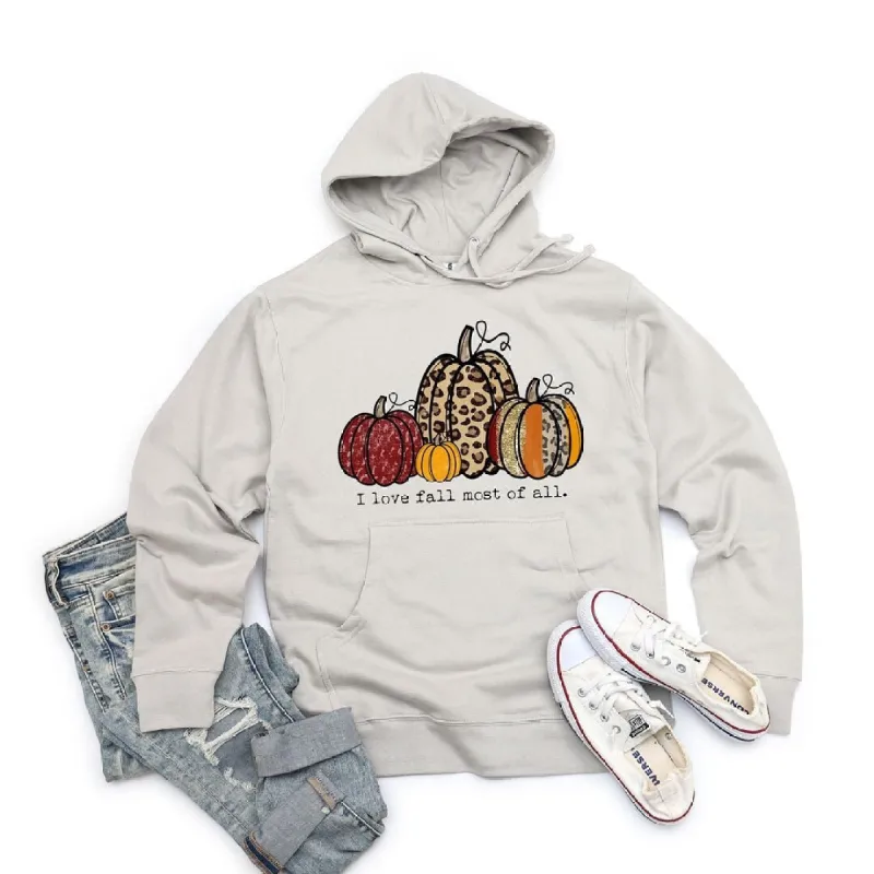 I Love Fall Most Of All Pumpkins Graphic Hoodie sold by Zulily